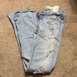 Hollister Light Blue Straight Leg Jeans